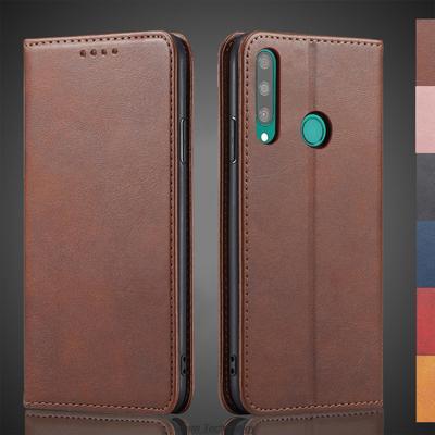 Magnetic Attraction Leather Case for Huawei Y6P MED-LX9N ART-L29 Holster Flip Cover Case Wallet Phone Bags Capa Fundas Coque