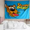 Scooby-Doo Print Tapestry, Backdrop, Easy Setup, Ideal for Bedroom, Office & Living Room, with Aesthetic Wall Hanging Decor.