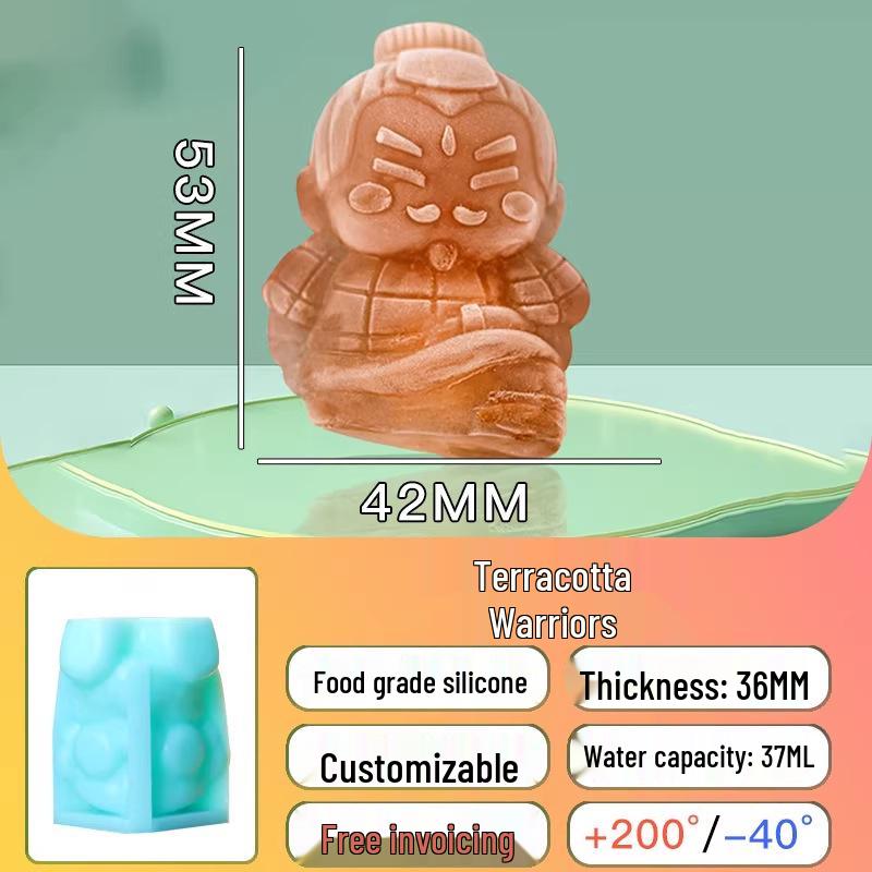 Crocodile-Shaped Silicone Ice Cube Tray for Whiskey – Large, Food-Grade, Cartoon Design