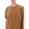 Carhartt WIP Solid Color Casual Crew Neck Short Sleeve T-Shirt Men tops Khaki I029956-HZ-XX