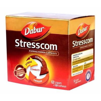 Stresscom Ashwagandha 12 ταινίες x 10 κάψουλες