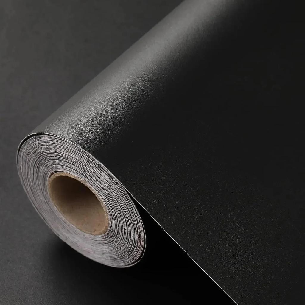 Matte Solid Color Renovation Paper Wallpaper Dirt resistant Waterproof Moisture Proof Wallpaper Home And Bedroom