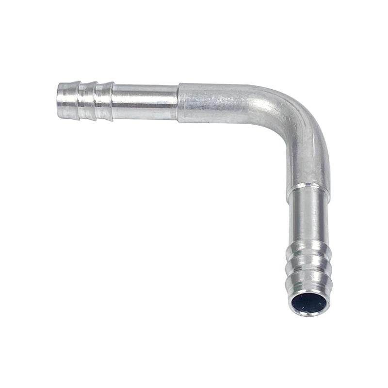#6 #8 #10 AC 90 Grad Schlauchtülle Verbinder Aluminium Stecknippel Verbinder für Schlauch mit Barriere 3/8 1/2 5/8