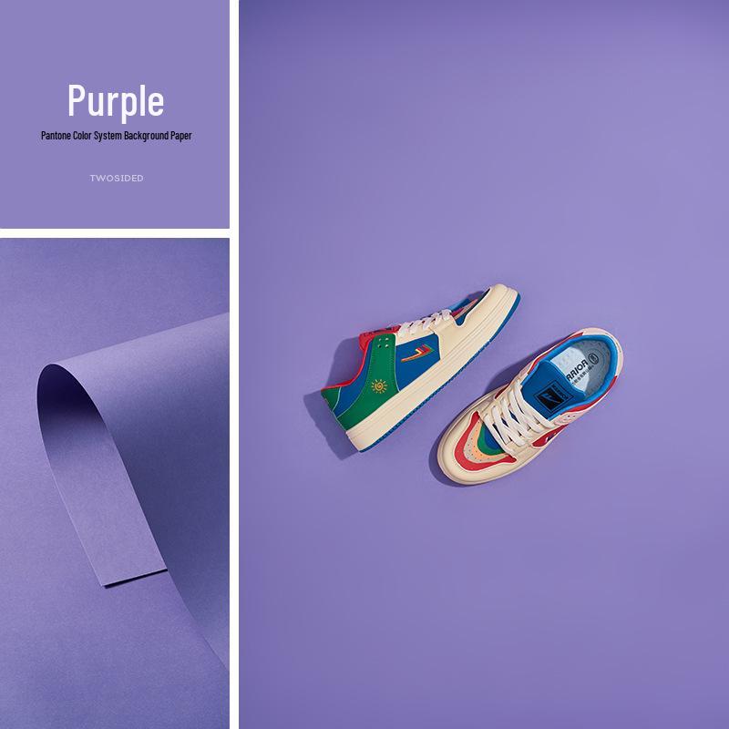 Macaron Colored Photography Background Paper - White, Blue, Red, Gray, Green, Pink, Beige Monochrome Cardstock Base