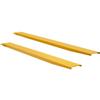 Pallet Fork Extensions, 96" Length 6.5" Width, Heavy Duty Carbon Steel Fork Extensions for Forklifts, 1 Pair Forklift Extensions, Industrial Forklift