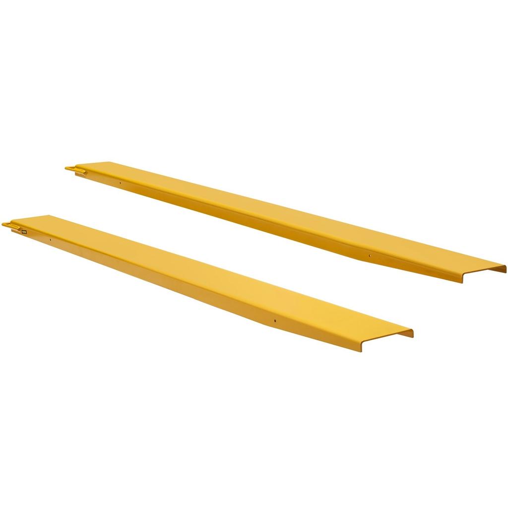 Pallet Fork Extensions, 96" Length 6.5" Width, Heavy Duty Carbon Steel Fork Extensions for Forklifts, 1 Pair Forklift Extensions, Industrial Forklift
