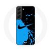 Case for Samsung Galaxy S21 FE Nike Logo Blue and Black