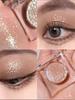 Xiaohongshu Niu Lang and Zhi Nv Single-Color Eyeshadow with Fine Shimmer, Pearlescent Highlighter, Sparkling Moonlight High-Gloss Alternative to