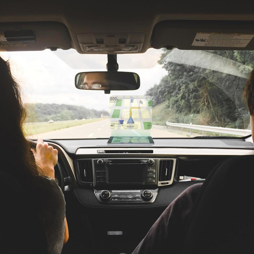 HOMSFOU 2 Pieces Reflective Film High Resolution Head Up Display