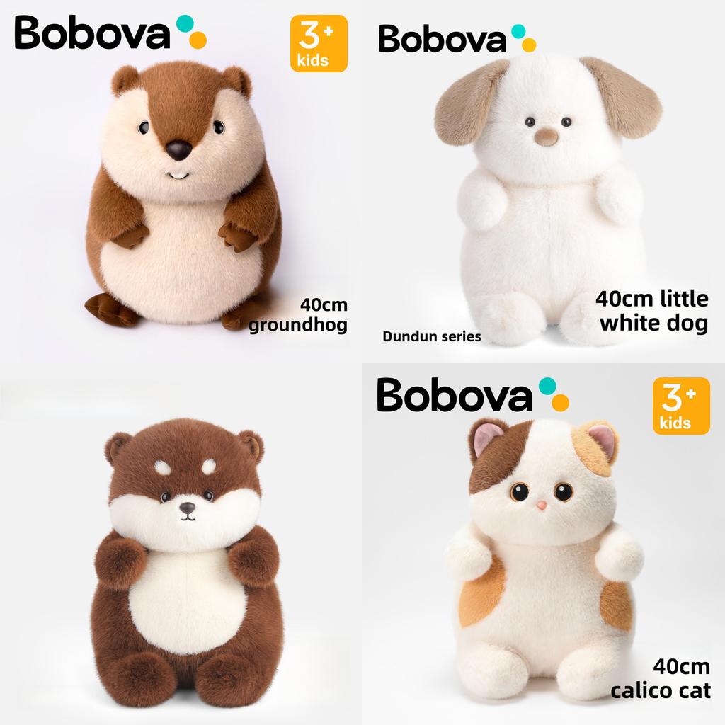 Three Color Cat Plush Toy Soft Stuffed Animal For Kids And Gift Giving