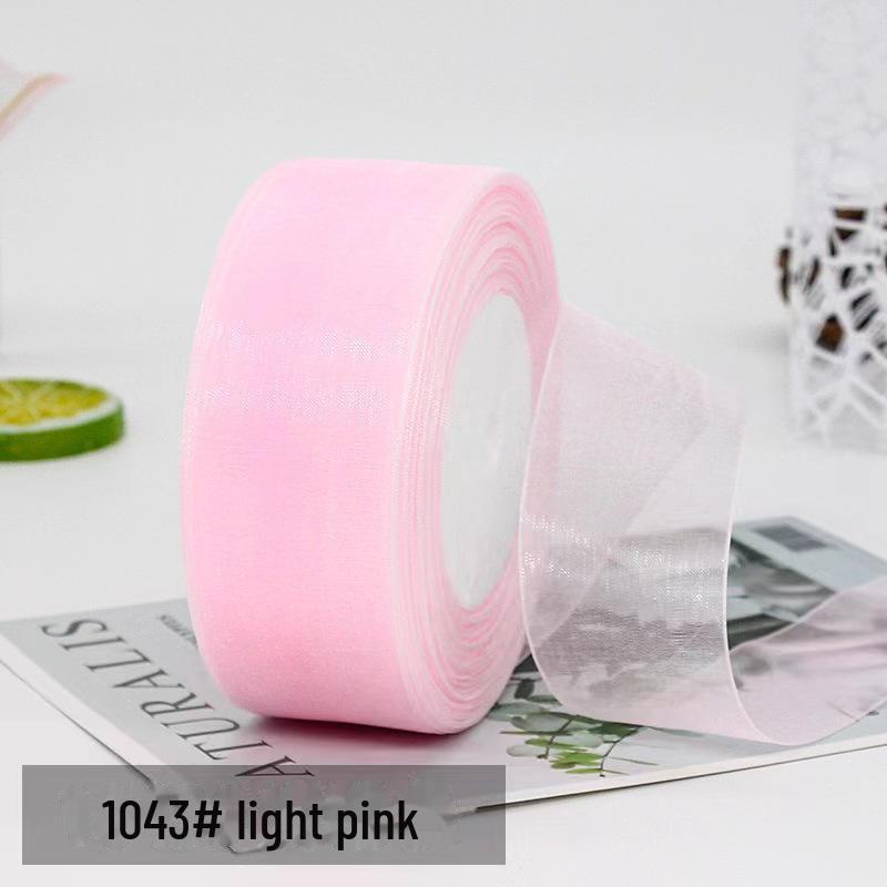 4cm Schneegarn Transparentes Band für DIY Haaraccessoires und Geschenkverpackung