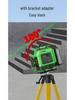 16-line High Precision Green Laser Level with Automatic Leveling for Indoor/Outdoor Use