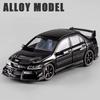 1/32 Scale Mitsubishi Lancer Evo X 9 Alloy Scale Car Model Diecast Metal Toy Vehicle Miniature Car Sound Light Children Toy Car Gift