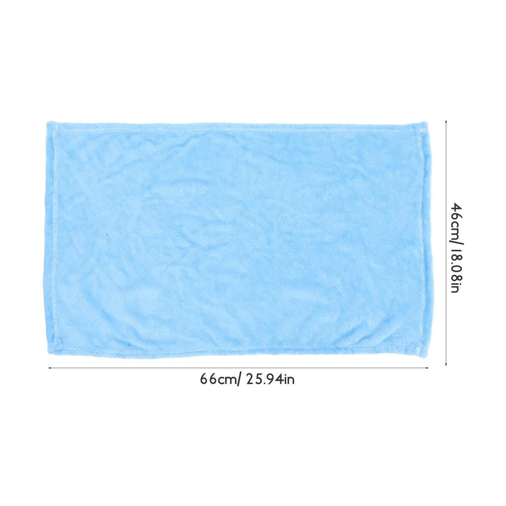 Flannel Pet Blanket Fruit Fleece Cozy Warm Bedding For Small Animals Lightweight Solid Color Blanket