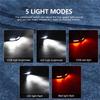 COB Headlamp 5 Modes Camping Wide Range Lamp Working Head Torch, Lightweight Portable Headlight Outdoor USB Rechargeable