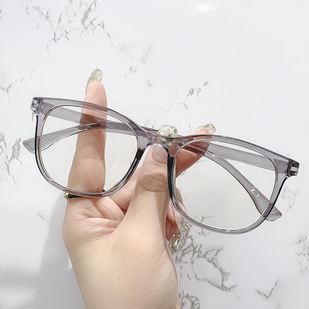 

New Black Round Computer Glasses Frame Women Men Anti Blue Light Circular Eyewear Blocking Optical Spectacle Eyeglasses MULTI серый