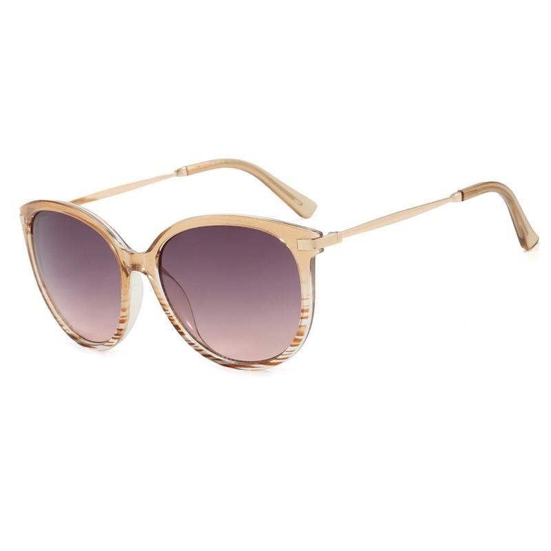 Ochelari de Soare Noi Metalici Rotunzi Ochi de Pisică Femei Retro Brand de Lux Designer Vintage Ochelari de Soare Pentru Femei Ochelari de Soare