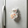 Fridge Magnet with Clear Vase for Keepsakes,Pet Hair,Flower Display Cats Whiskers Holders Refrigerator Magnet Decors