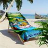 Custom Name Maya the Bee Print Beach Towel, Large Soft Quick Dry Towel for Beach Camping Swimming