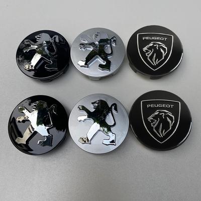 4 ks Autoznak Krytka středu kola Autopříslušenství Pro Peugeot 408 4008 308 3008 Rifter 5008 508 2008 208 301 RCZ 407 108 5tr