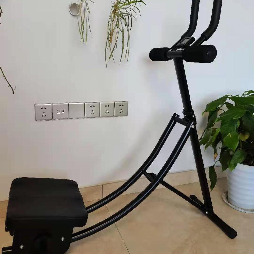 Folding Abdominal Roller Coaster: Home Waist & Ab Muscle Trainer