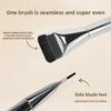 Four Pieces Ultra-thin Foundation Brushes Makeup Mixing Palette with Spatula Flat Face Brush Makeup Puff Beauty Makeup Tools