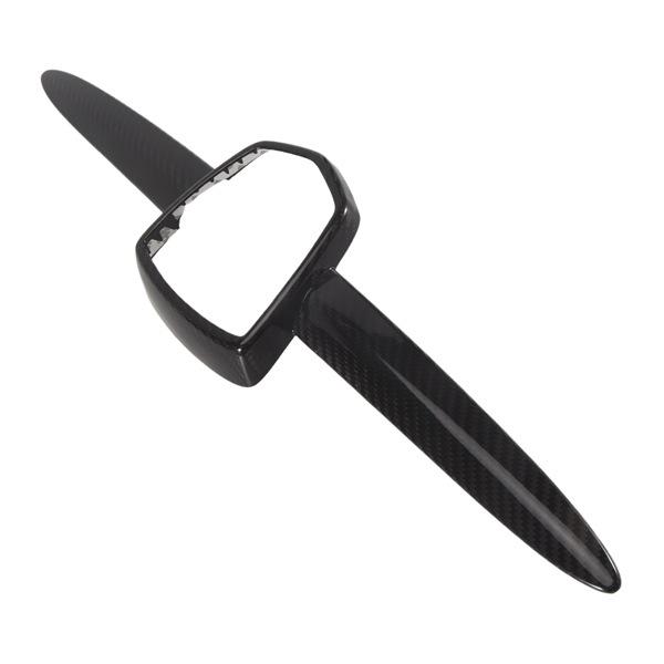 Carbon Fiber Emblem Frame Trim for Abarth 595/695 (2012-2023)