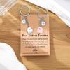 Spooky Wraith Key Ring Halloween Stocking Stuffer for Women Girls Teens Cute Boo Basket Gift for Friend With Gift Card