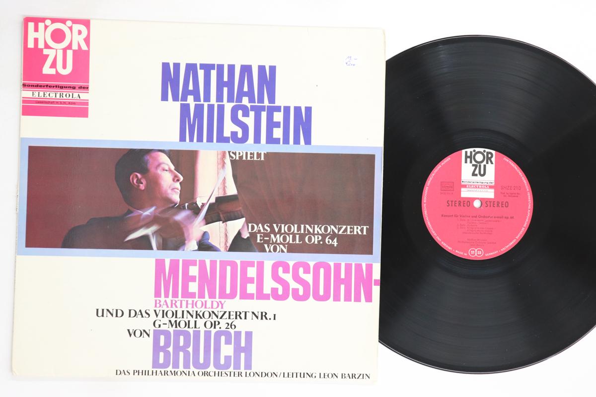 

LP Record NATHAN MILSTEIN, LEON BARZIN, PHILH - Mendelssohn Violinkonzert E Moll / SHZE210 ELECTROLA Germany Classical Used