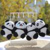 Adorable Panda Claw Machine Pendant Plush Backpack Keychain Doll