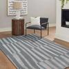 Modern Brown Relief Living Room Rug 160x230
