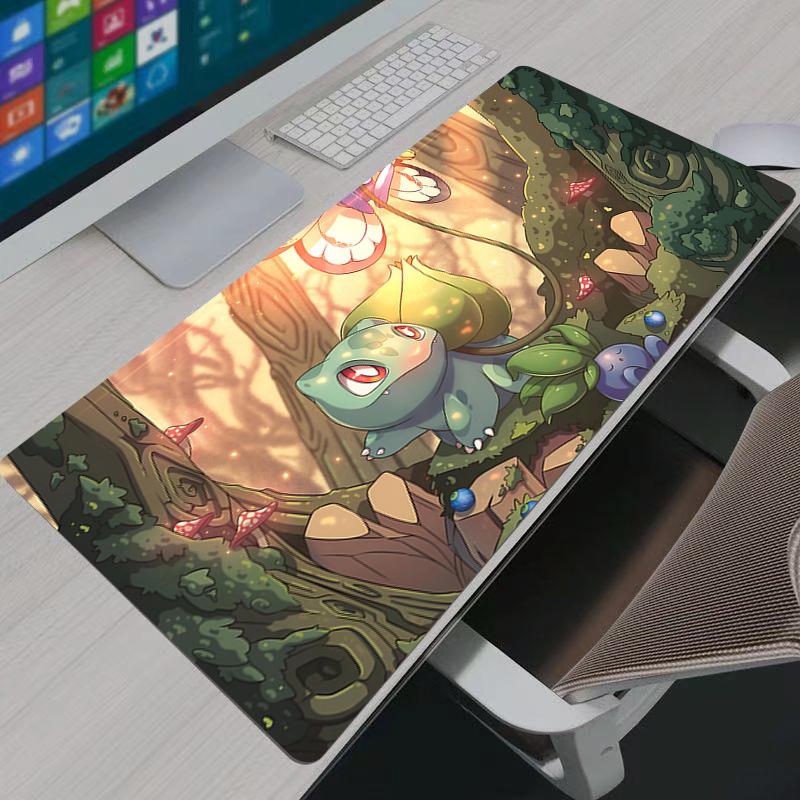 Mouse pad professional eSports game players Speed Lock Edge Rubber Pokemon Pikachu Game Desk Mousepad Keyboard Mat