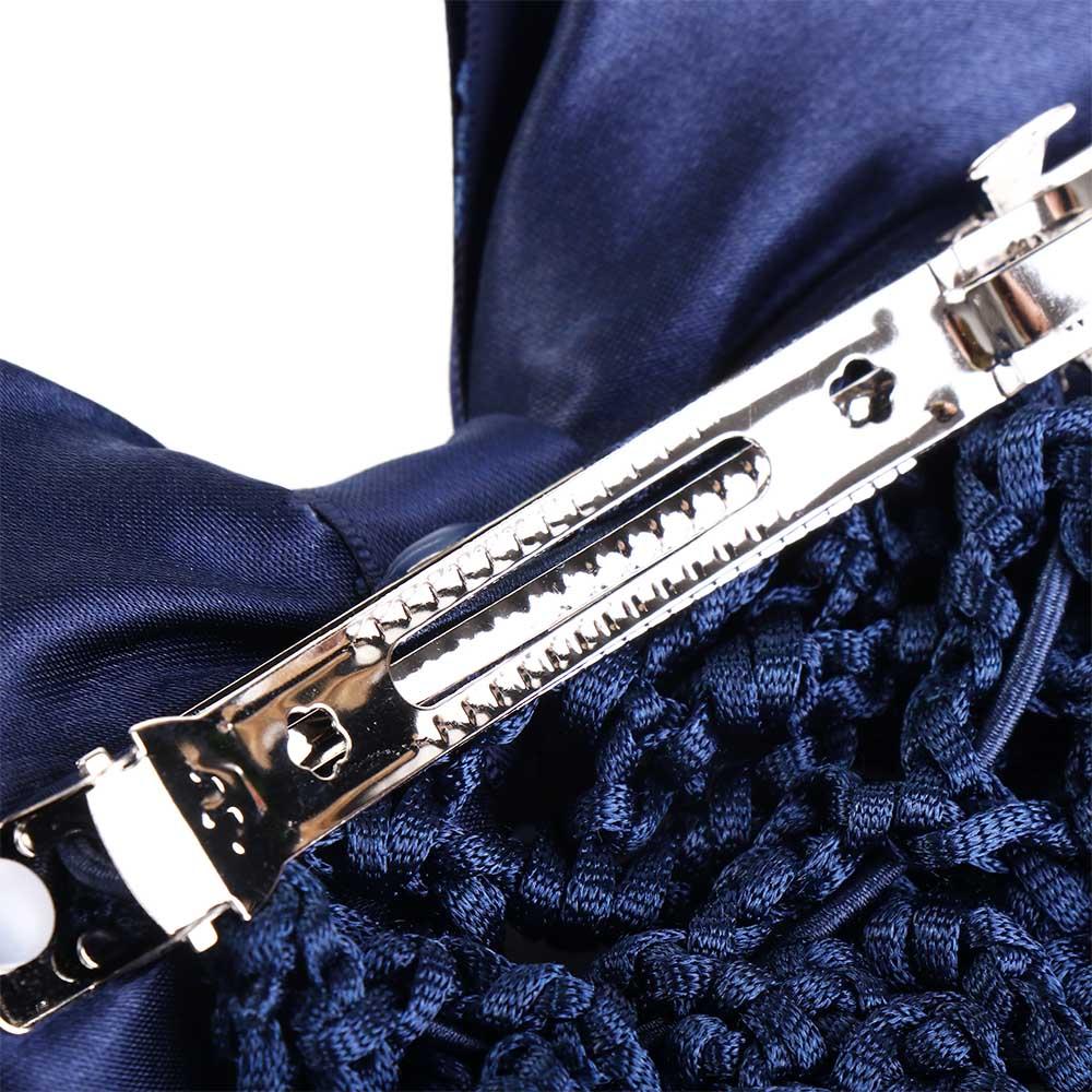 Bowknot Hair Clip Hair Accessories Net Bun Snood Women Barrette Net Bun Hair Cover Net Bun Crochet