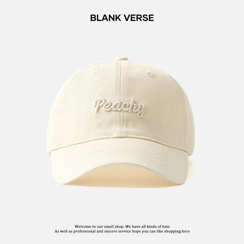 

Spring and summer hat female tide letter embroidery baseball cap travel sunshade sun protection cap casual versatile cap бежевый