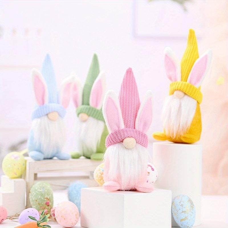 Easter Faceless Gnome Rabbit Doll Happy Easter Decoration For Home Party Supplies 2026 Spring Hanging Bunny Ornaments Kids Gifts