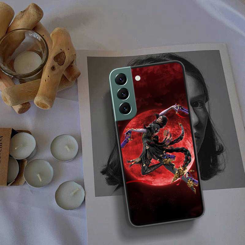 Bayonetta Phone Case For Samsung Galaxy S22 S25 Ultra S21 S10 Plus S26 Edge S20 S23 S24 FE Cover Silicone Soft TPU Clear She