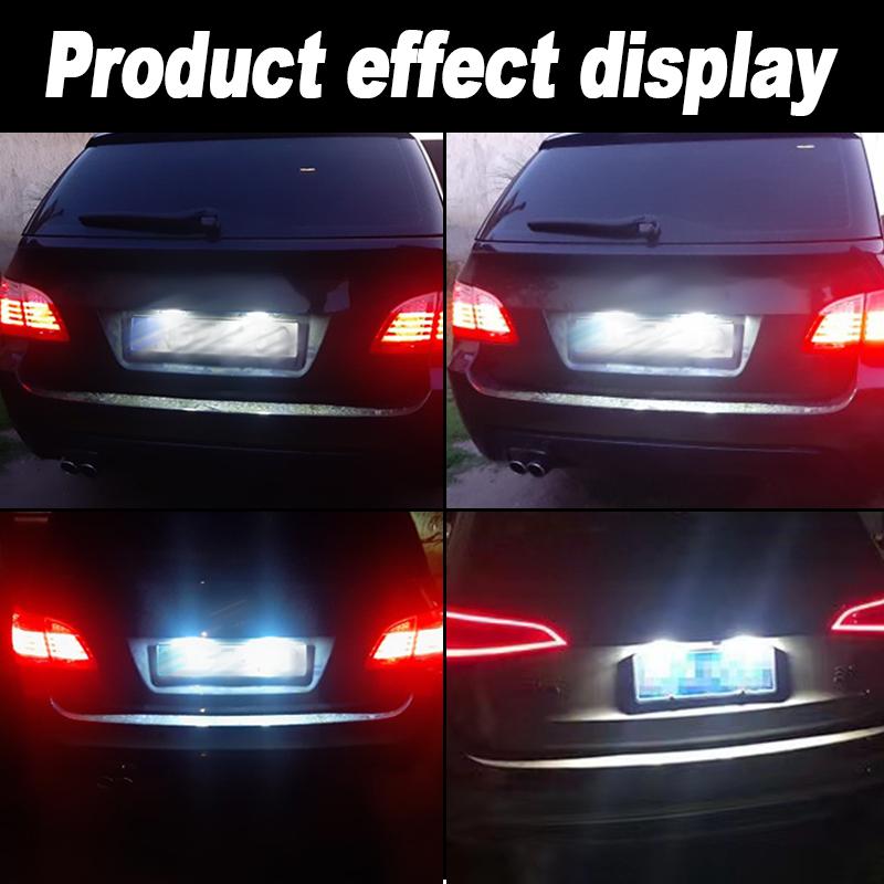 2PC Super Bright LED License Number Plate Light for BMW 5-series E60 sedan 2004-2010 E61 touring 2006-2010 E60 M5 2006-2010