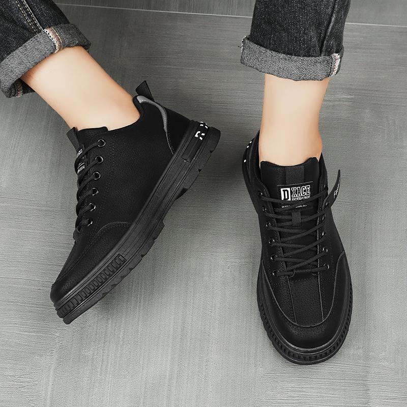 Men's Casual Shoes Four Seasons New Soft-sole Non-slip Outdoor Work Shoes Flat Shoes Fashion Comfort Youth Joker Walking Shoes