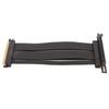 Graphics Card Extension Cable PCIE 4.0 X16 Riser Cable 90 Degree High Speed Flexible Riser Cable for PCIE 3.0