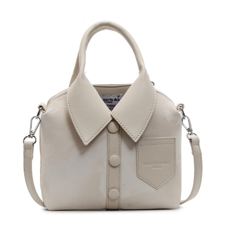 

Personalized creative shirt small bag 2025 new Korean version fashion design handbag women s versatile messenger bag pu