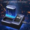 2Slot USB Battery Charger For NPW235 Battery With Intelligent IC And Safety Protections Compatible for XS10 XT5 Cameras