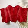 Sexy European American Ins Style Cat Ear Shaping Mesh Satin Bustier Top