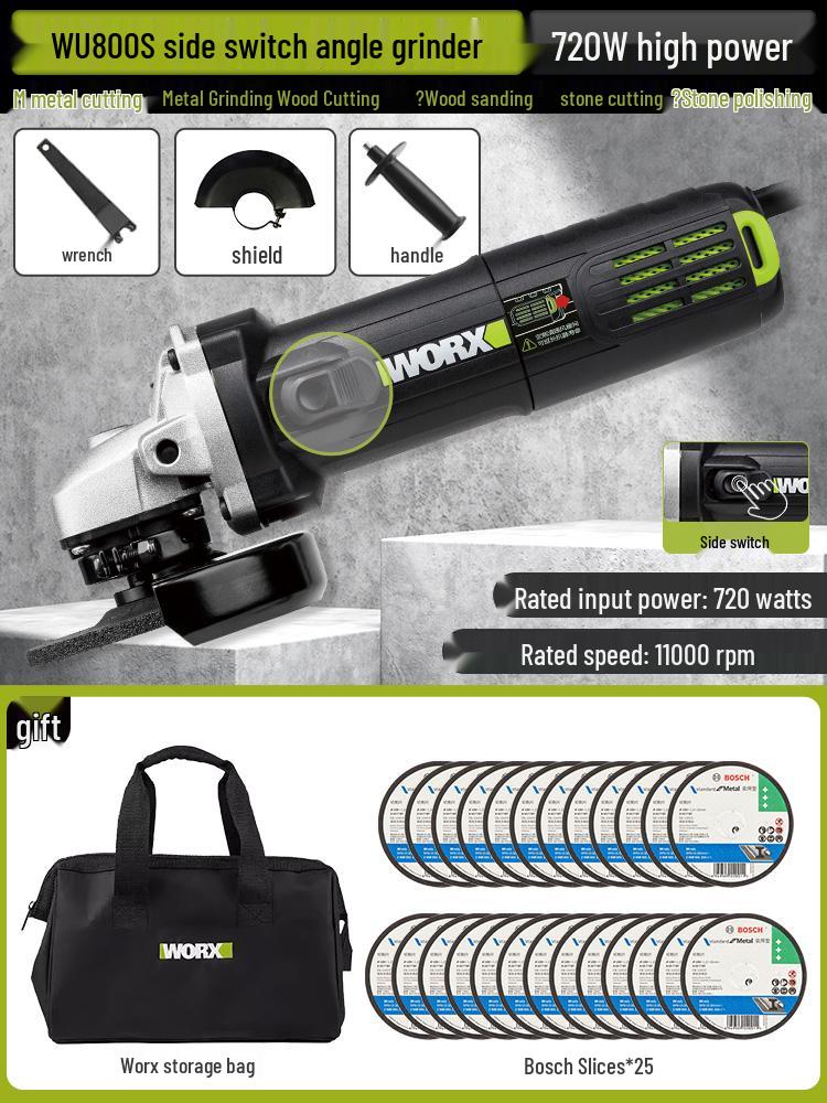 Wickes Angle Grinder Mini Polisher with Speed Control
