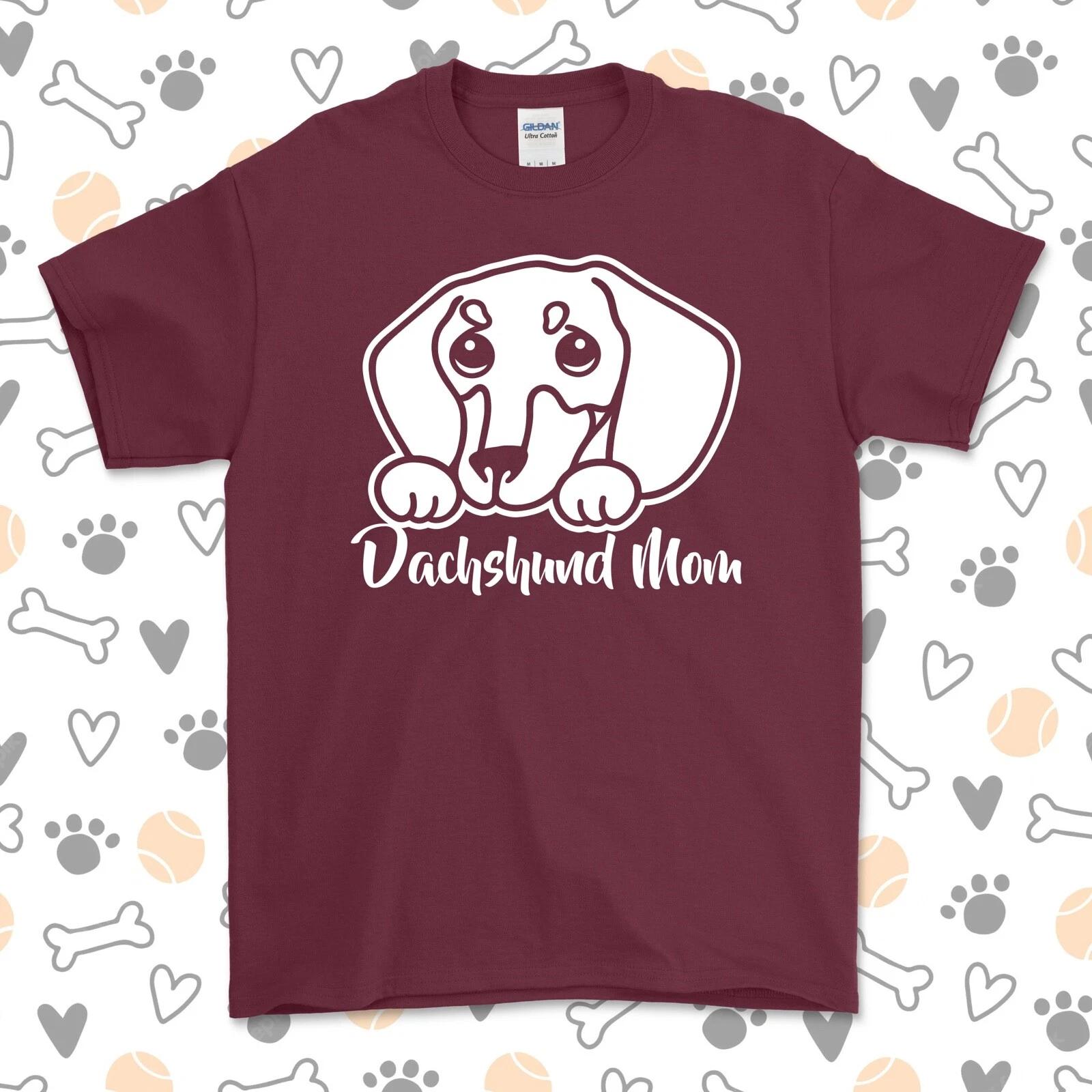 Dachsund Mom T-Shirt | Dog Breed | Pick Your Color! | Dog Mom | S