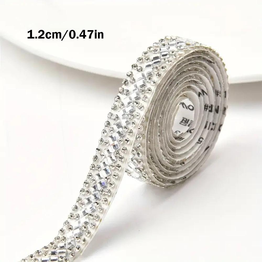 Sewing Accessories Self Adhesive Rhinestone Strips DIY Crystal Rhinestone Roll  Party Decoration