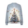 Women's Fashion Short Coat Casual Long Sleeve Printed Single Breasted Plush Top