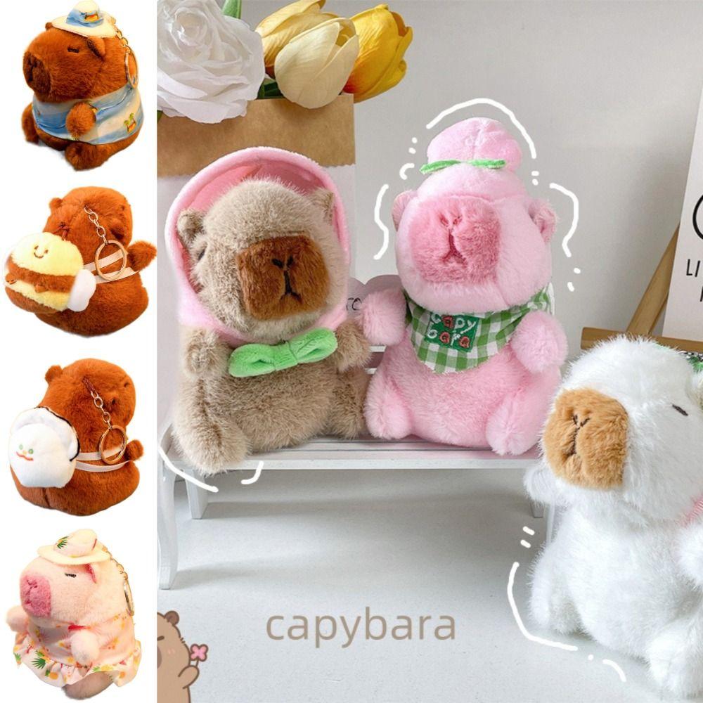 

Multicolor Plush Doll 10-13cm Kapibala Hanging Gift Cloth Doll Car Couple Type A