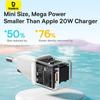 Baseus GaN5 Fast Charger Mini Type-C 20W Charger for iPhone 16 15 14