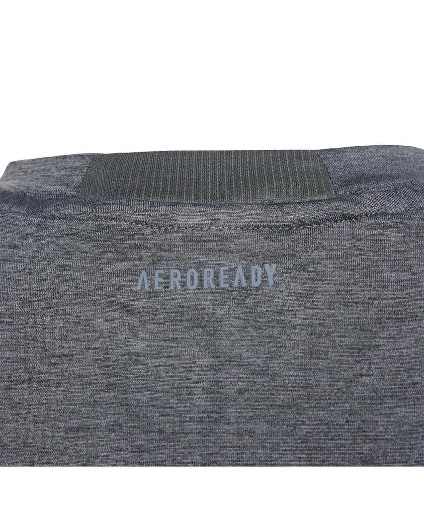 Tričko s krátkým rukávem Aero Heather s krátkým rukávem stříbrné J130 [Adidas], tréninkové, dámské, tričko, dětské, KMR64, černá/šedá tři/šedá šest/reflexní