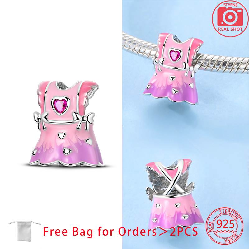

Bow Perfume Bead Components Bag Copper Metal Charm Bead Components High Heels Cosmetic Lipstick Pendant Bead Component Compatible With Women Do It